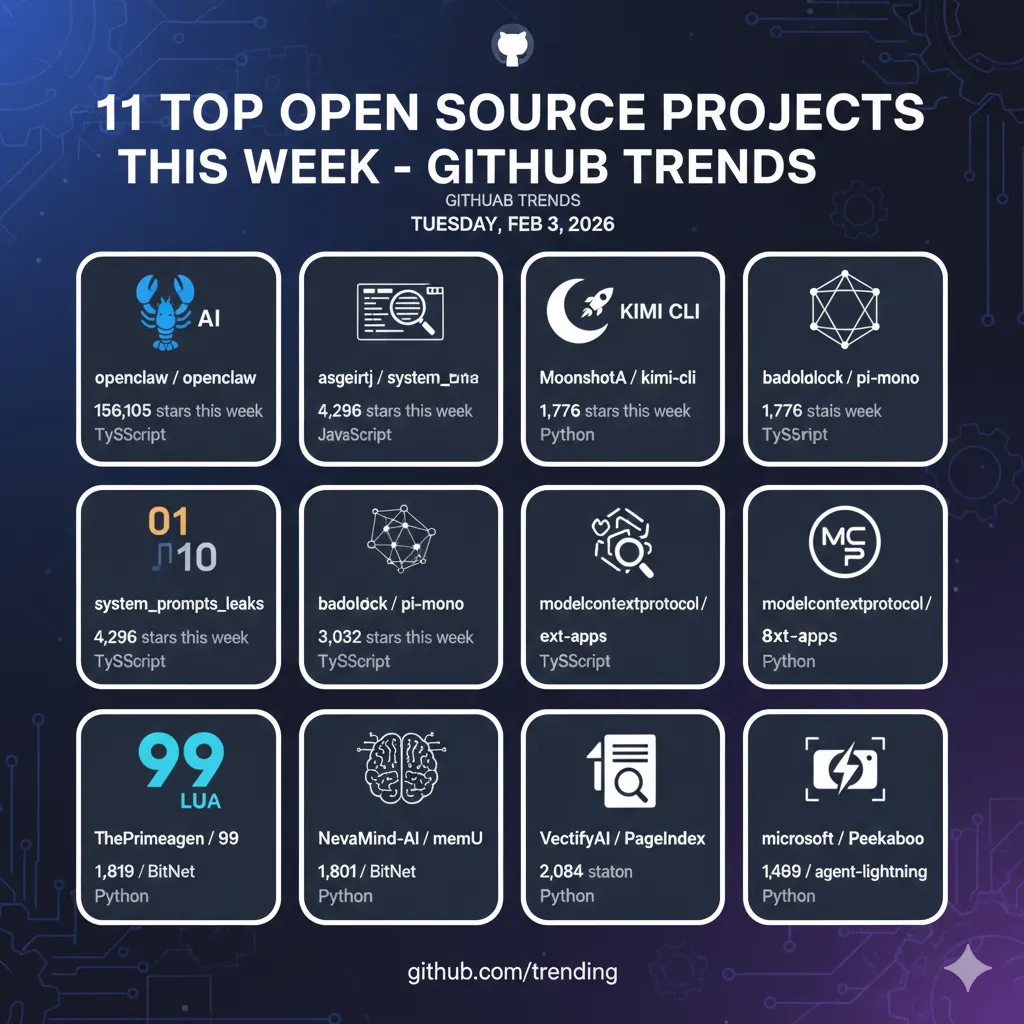 11 Open Source Project Terbaru Minggu Ini yang Wajib Kamu Coba!