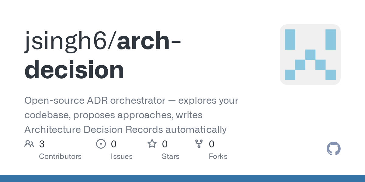 Arch-Decision: AI Orchestrator Open Source untuk Architecture Decision Records