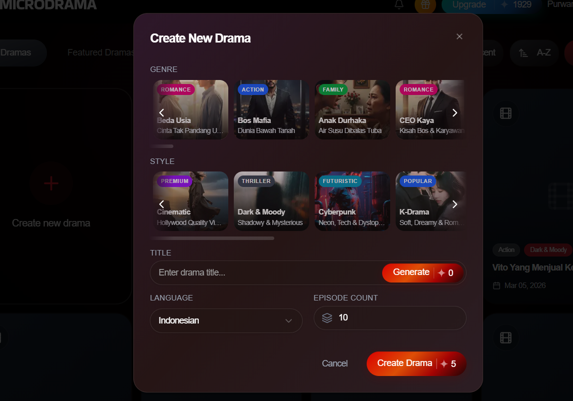 Rahasia Jadi Sutradara Viral: Cara Membuat Microdrama dengan AI Gratis & Cepat!