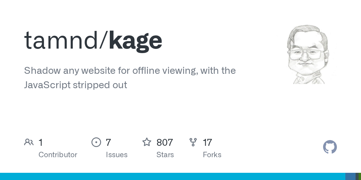 Kage: Clone Website Lengkap untuk Offline Viewing Tanpa JavaScript