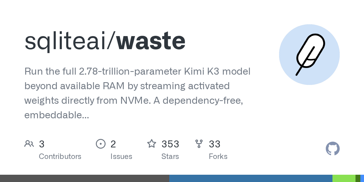 Tutorial Kimi K3 Lokal dengan WASTE Engine