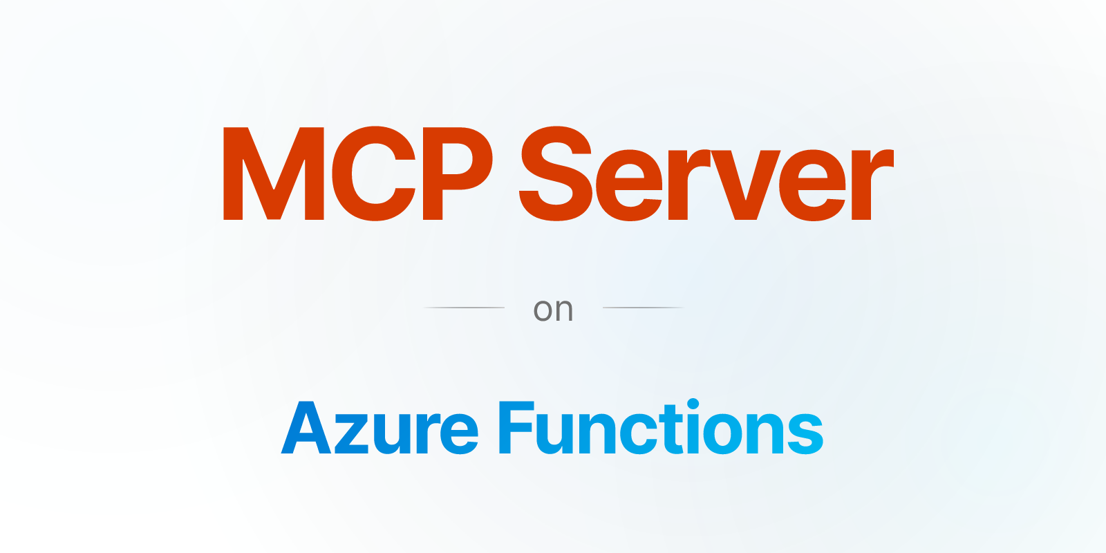 Tutorial Membangun MCP Server High-Performance di Azure Functions