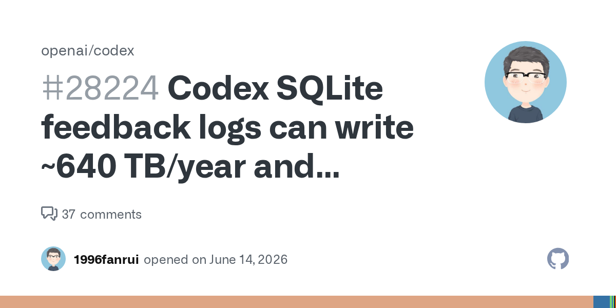 Bug Logging OpenAI Codex Bisa Habiskan 640 TB SSD per Tahun